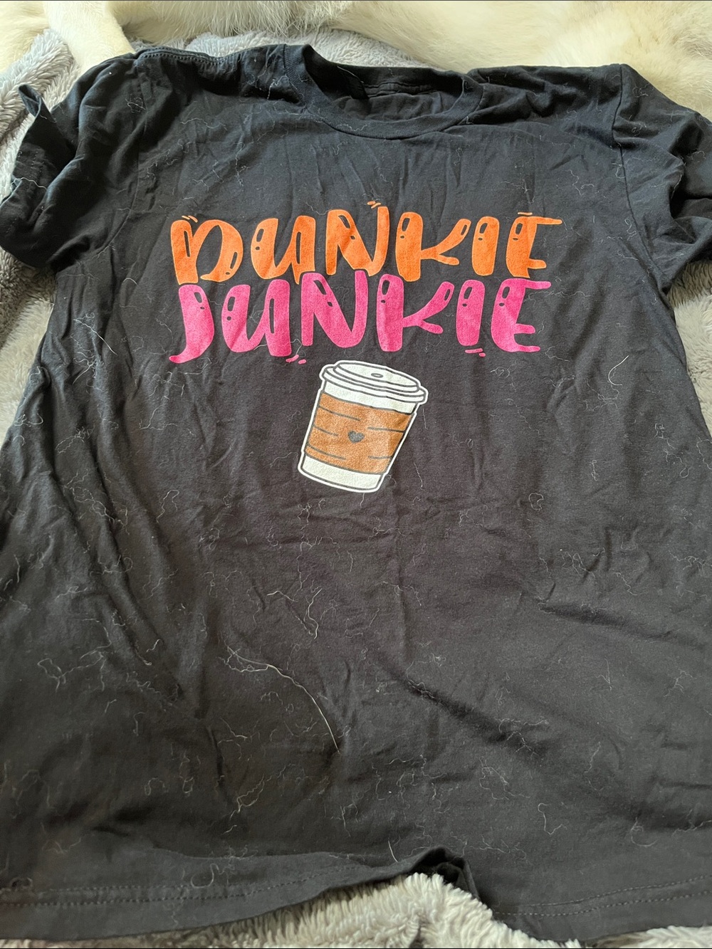 NWOT Dunkie Junkie Black Graphic Tee